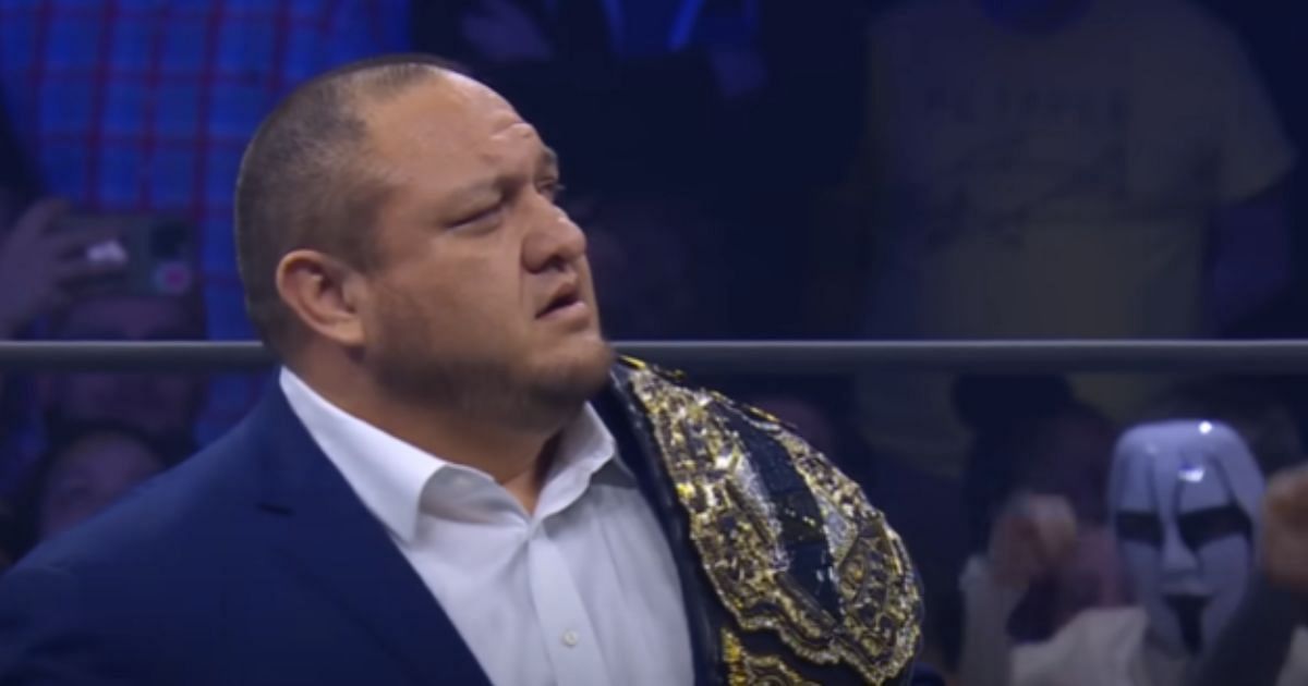 Samoa Joe is the reigning AEW World Champion [Image courtesy: AEW YouTube]