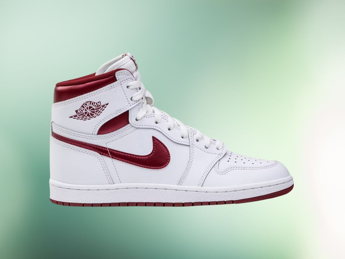 Jordan 1 Retro High 85 OG &quot;Metallic Burgundy&quot; (Image via StockX)