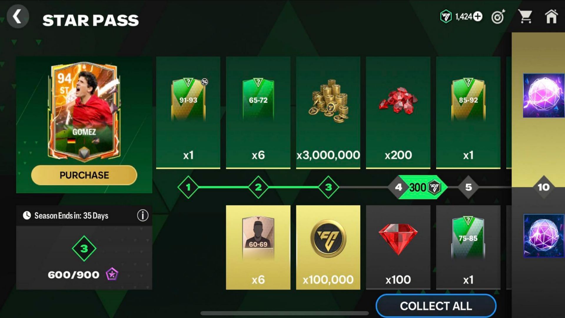 FC Mobile Heroes 24 Star Pass contains stunning rewards (Image via EA Sports)