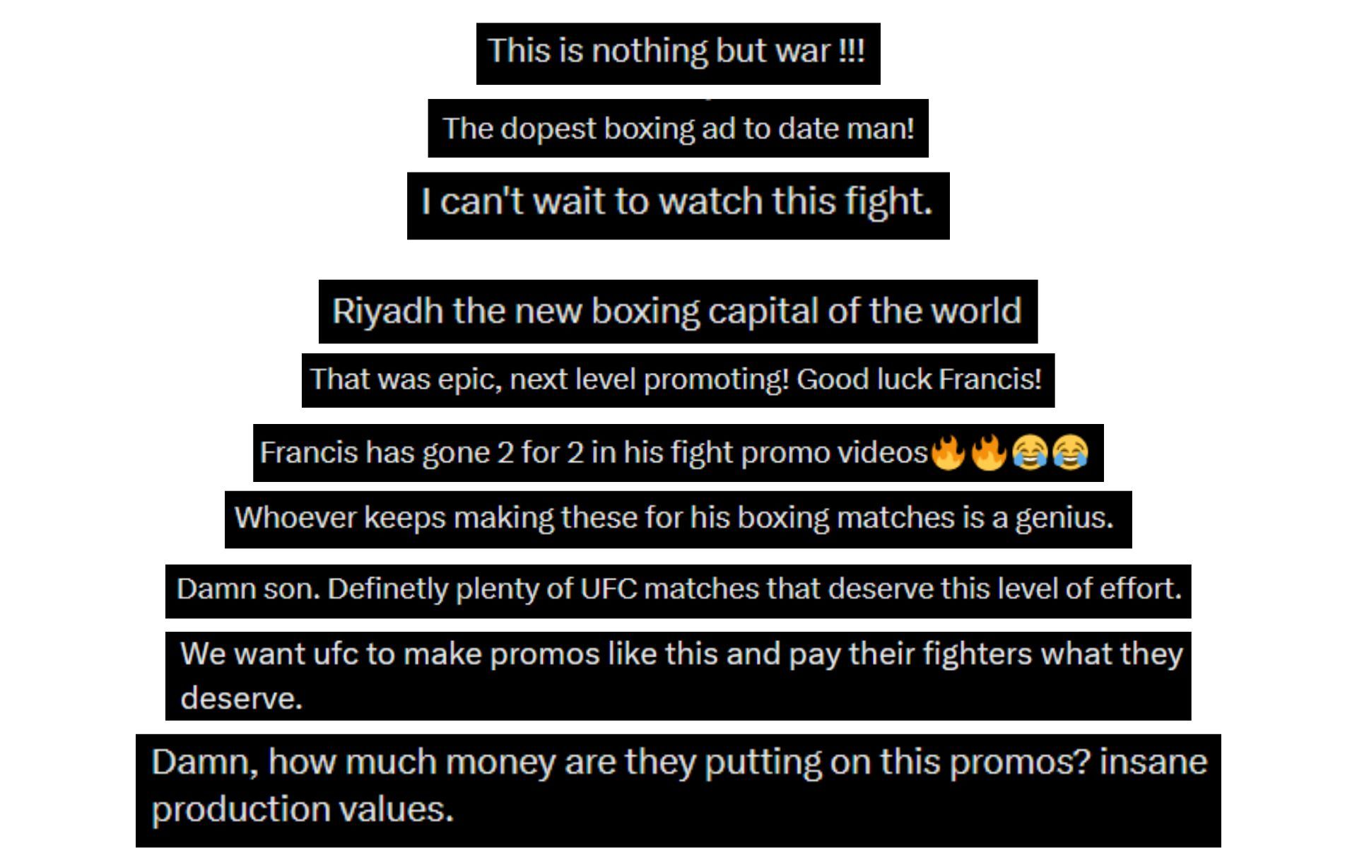 Credits: @francis_ngannou on X