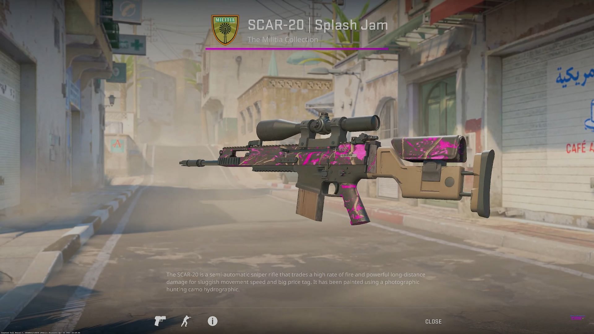 SCAR-20 Splash Jam (Image via Valve || YouTube/covernant)