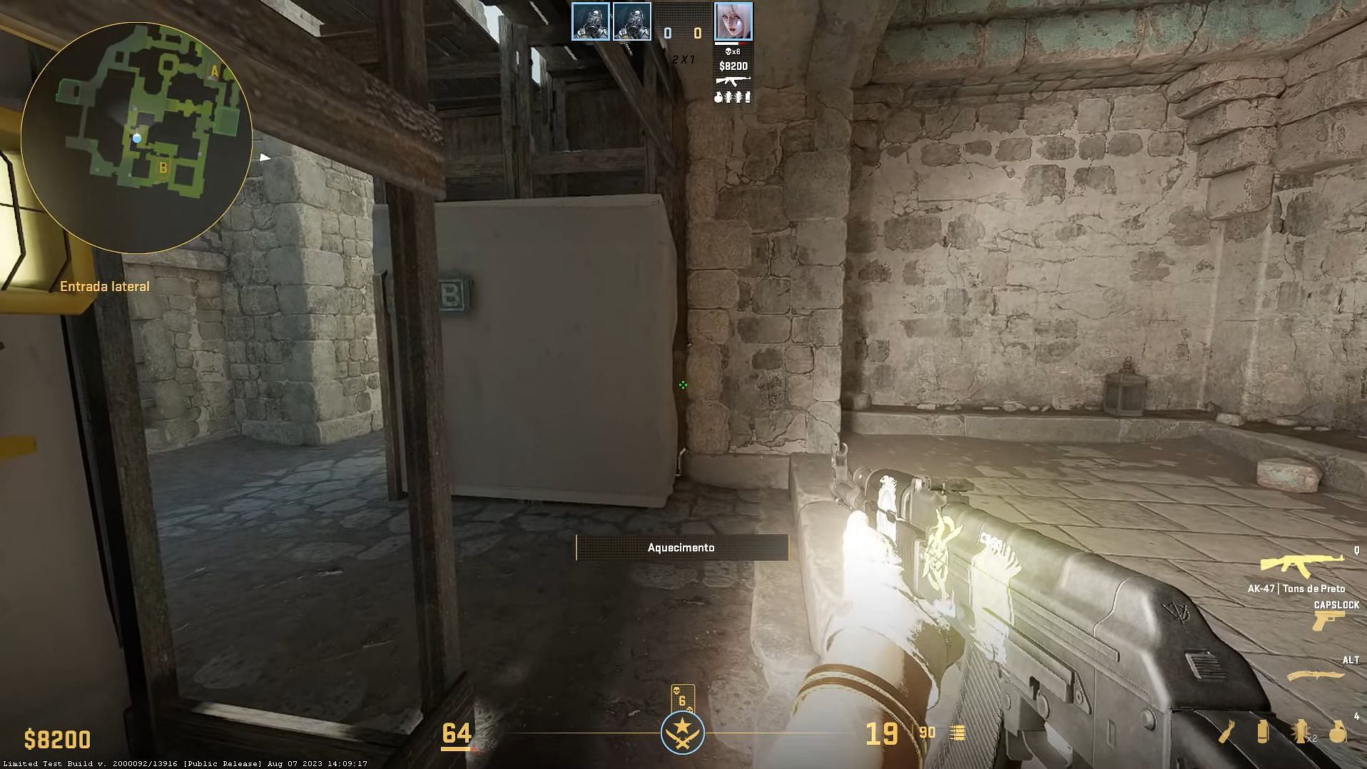 Wall bang spot for Lower Mid (Image via Valve || YouTube/Karma)