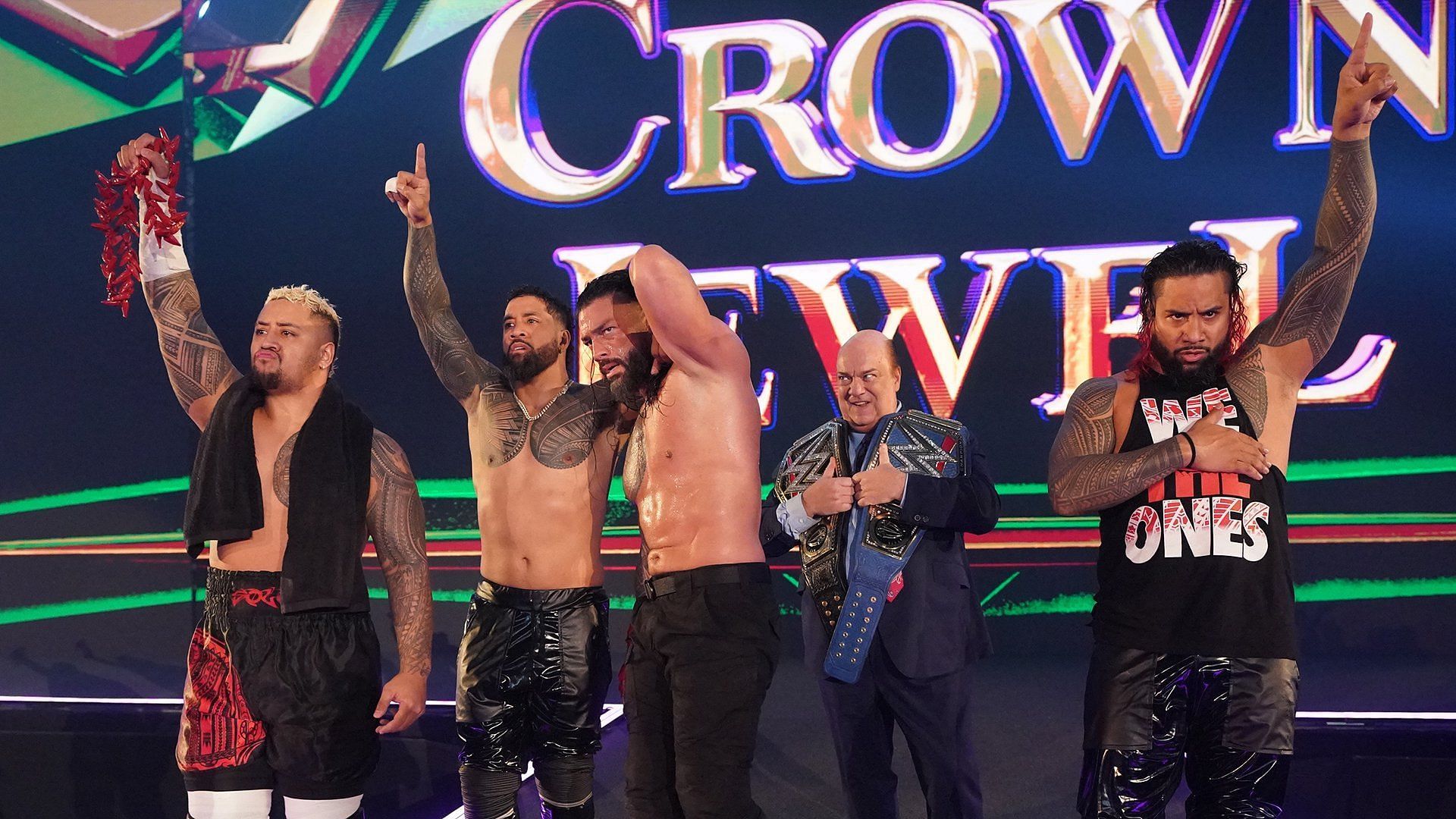 The Bloodline at Crown Jewel 2022