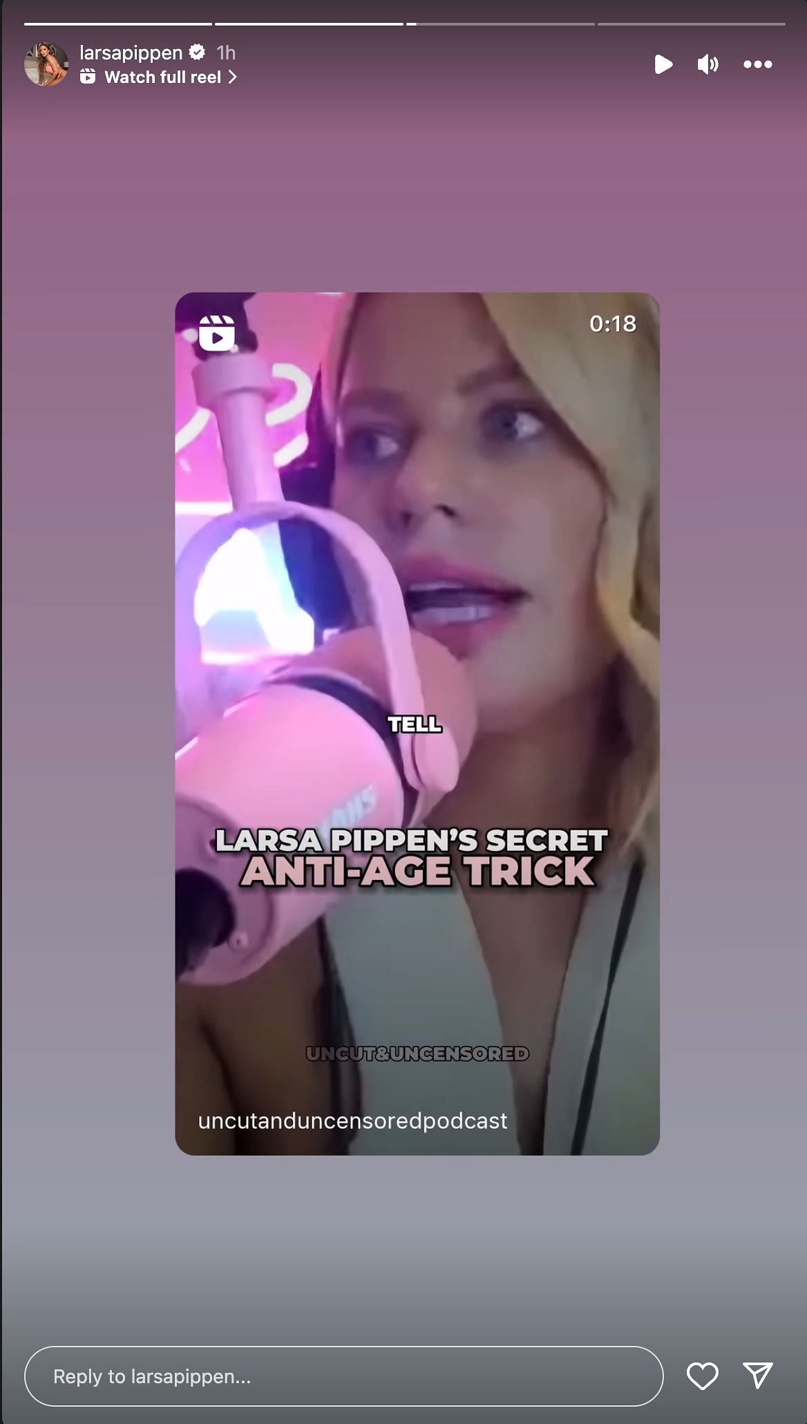 Larsa will be seen with Caroline soon (Image via Instagram @larsapippen)