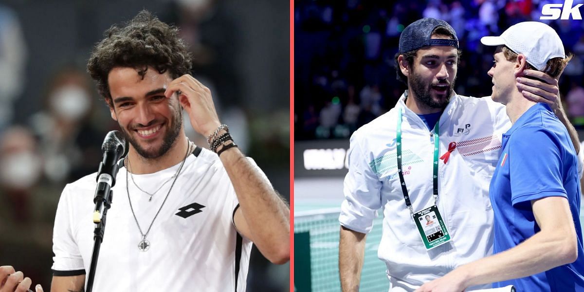 Matteo Berrettini has spoken positively about his relationship with Jannik Sinner.