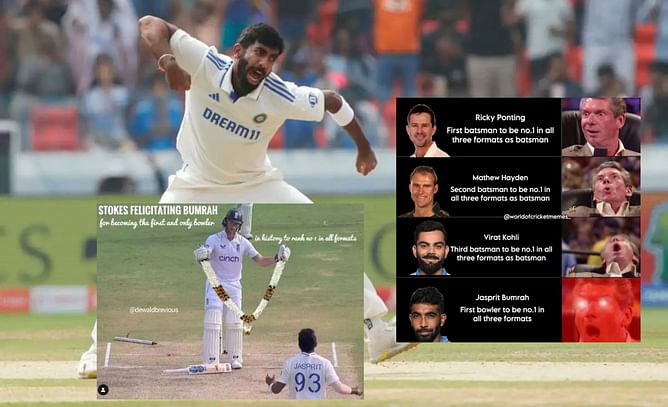 "Mere paas har taale ki chaabi hai"- Top 10 funny memes as Jasprit Bumrah becomes first bowler to reach no 1 in ICC rankings in all 3 formats