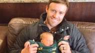 AB de Villiers with his son