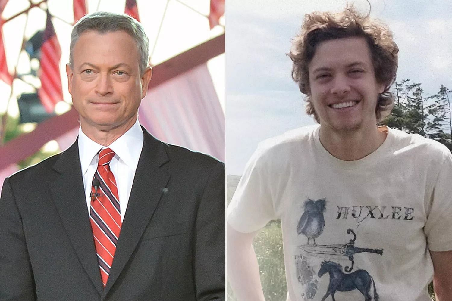 Gary Sinise and his son (Image via Instagram/@garysiniseofficial)