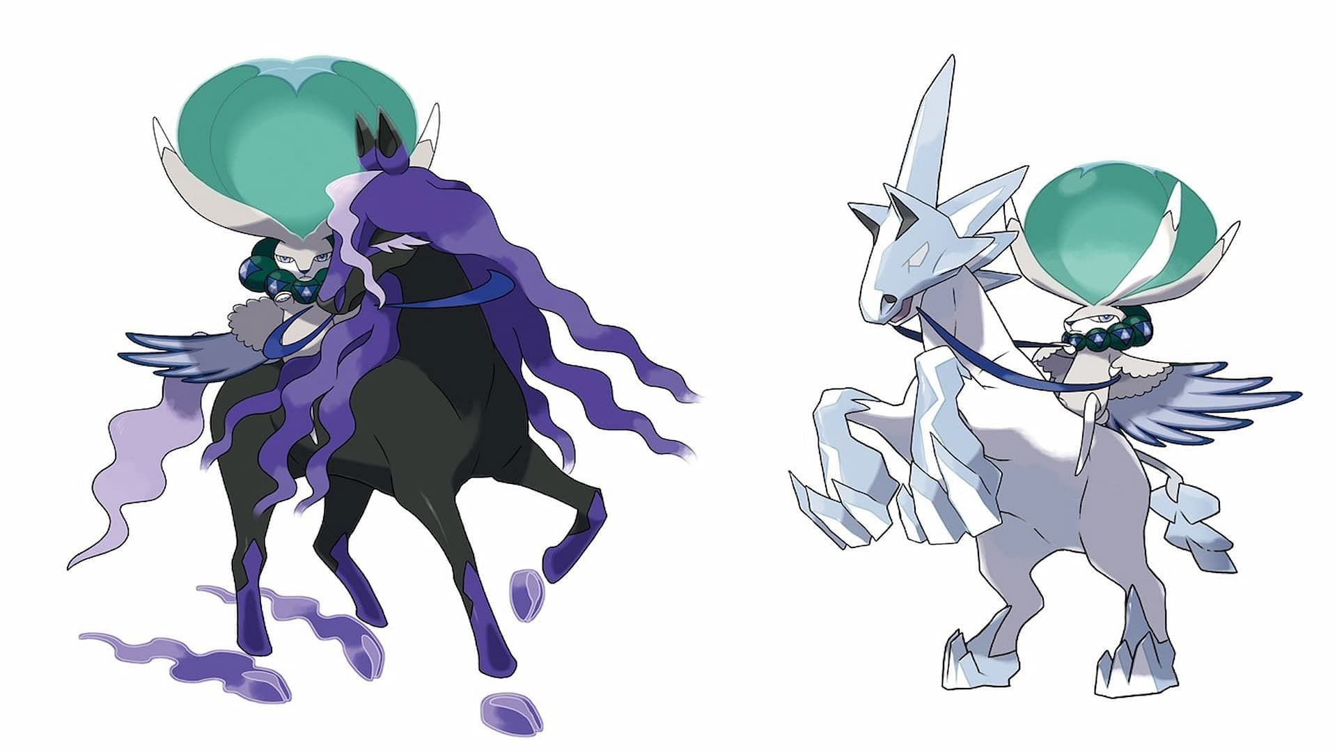 Shadow Rider and Ice Rider Calyrex (Image via The Pokemon Company)