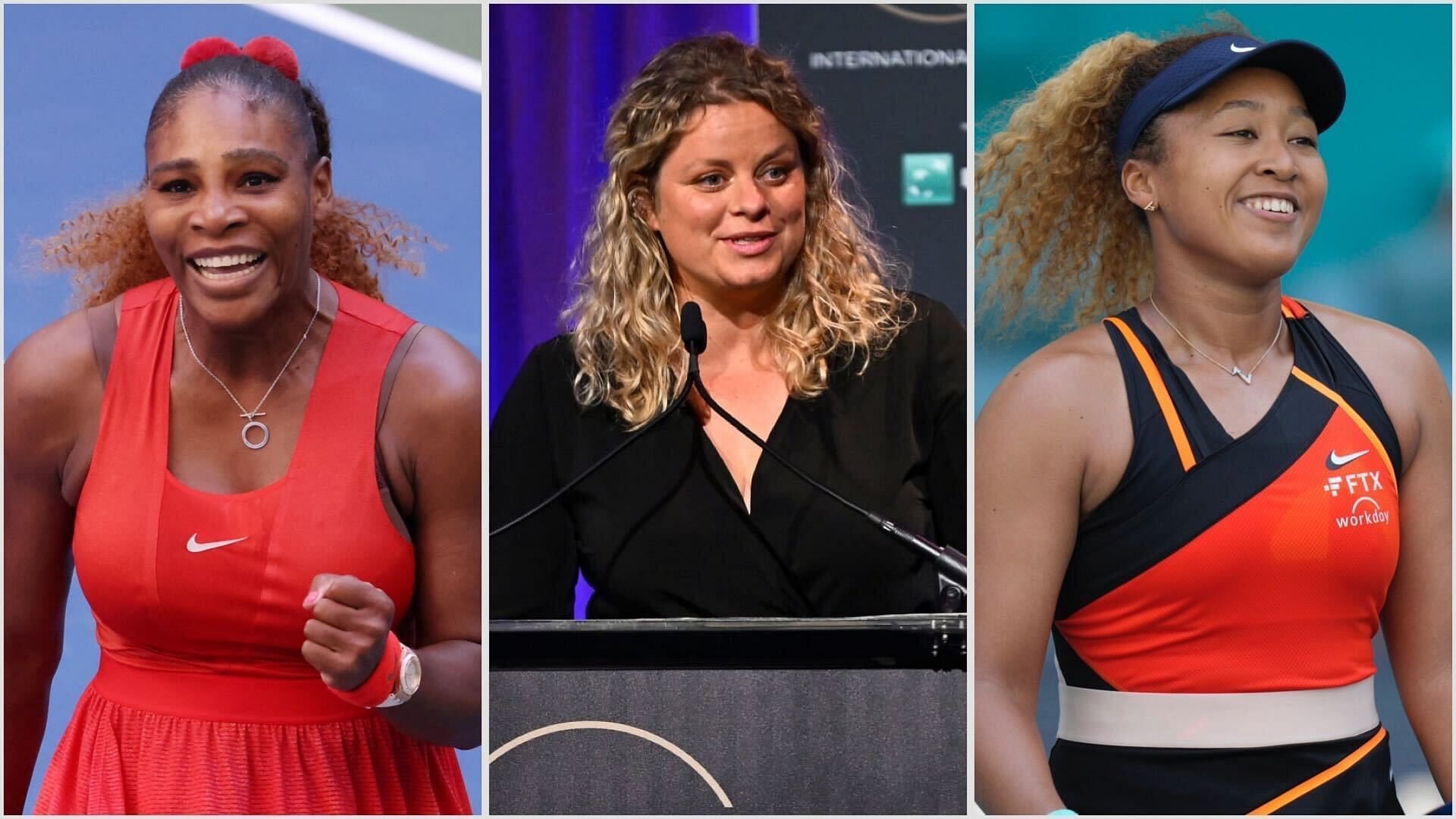 Serena Williams Kim Clijsters Naomi Osaka