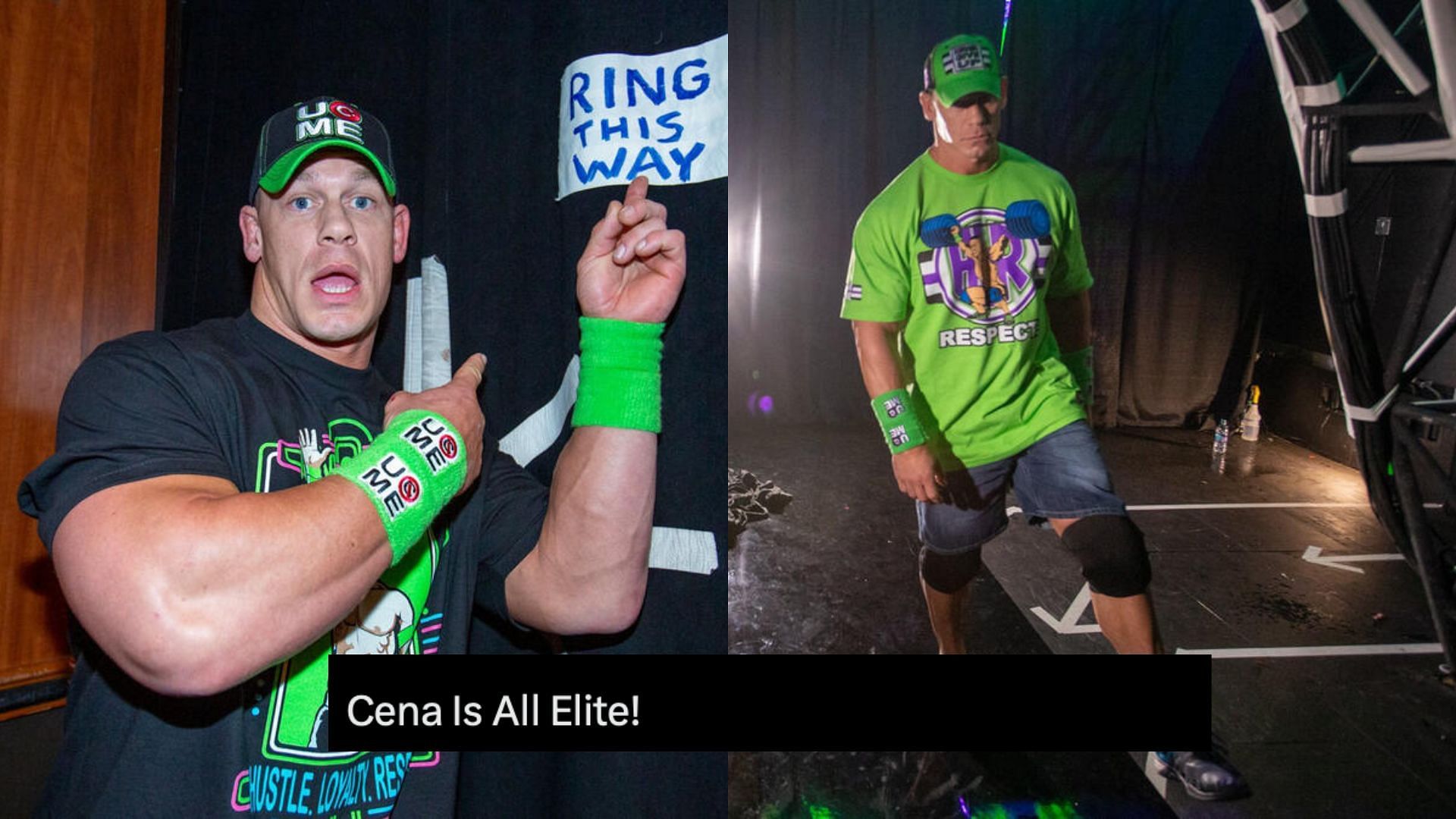 16-WWE World Champion John Cena is All Elite?