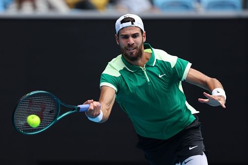 Karen Khachanov at the 2024 Australian Open