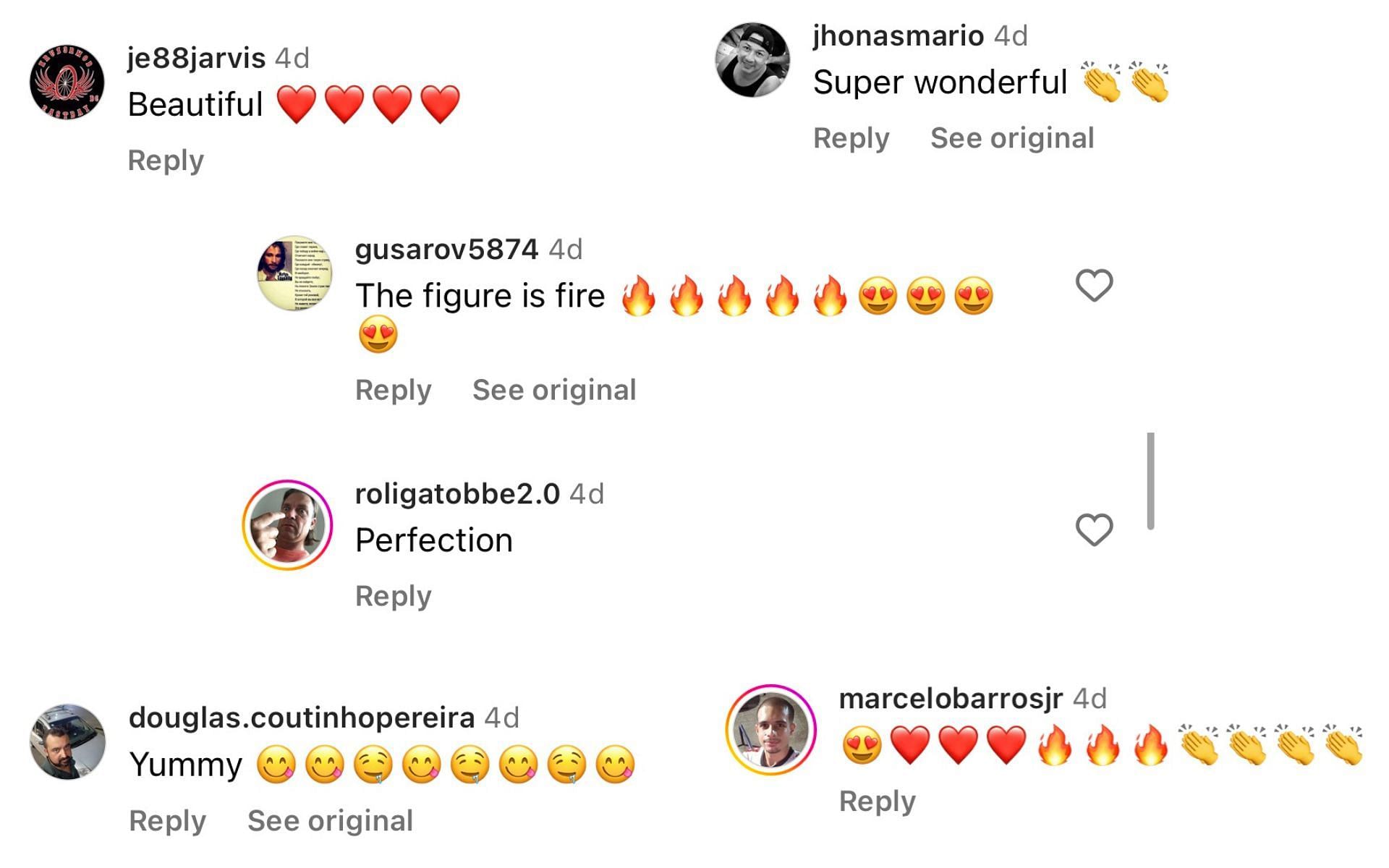 Instagram comments