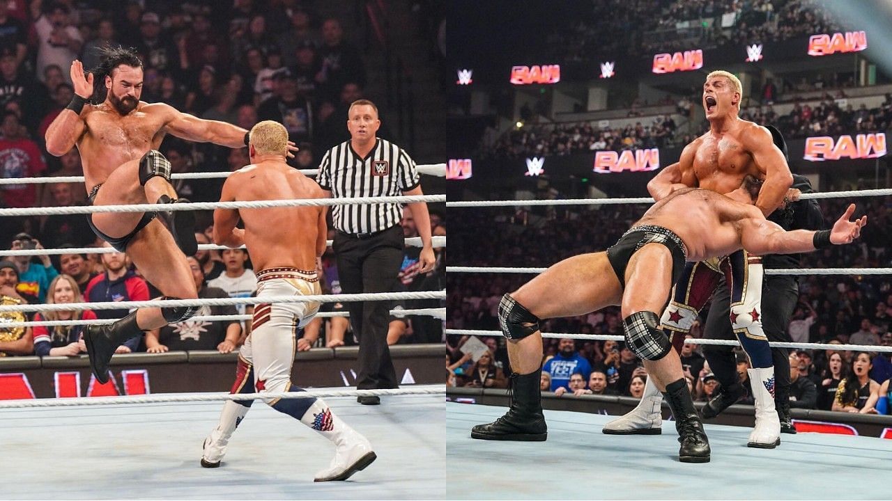 WWE सुपरस्टार्स ड्रू मैकइंटायर और कोडी रोड्स 