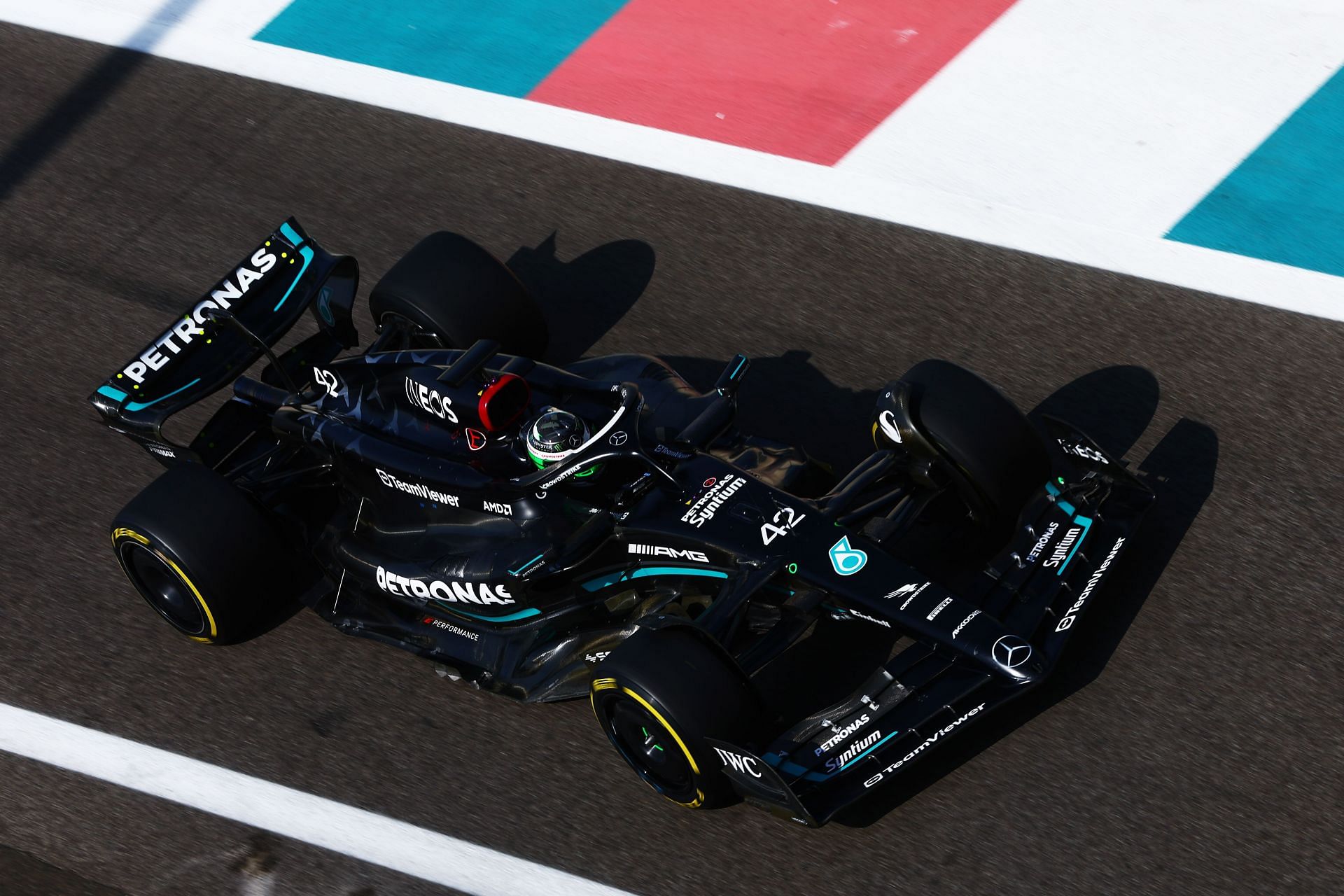 First pictures: New Mercedes W15 makes its debut on track · RaceFans