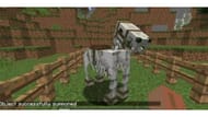A tamed and rideable Skeleton Horse (Image via Mojang Studios)