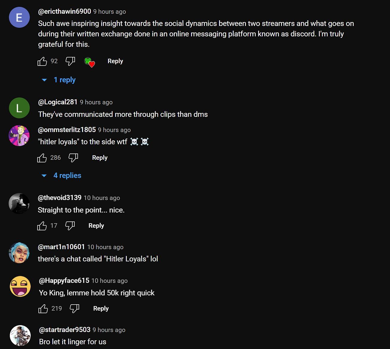 Fans react to the leaked messages and Discord servers (Image via YouTube)