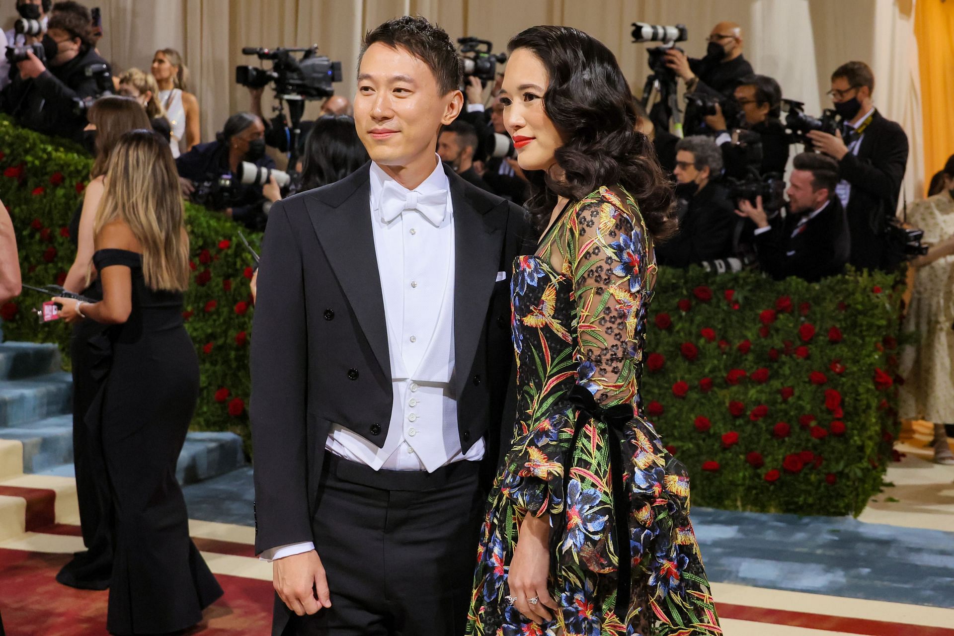 Shou Zi Chew and Vivian Kao are parents to three children (Image via Getty Images)