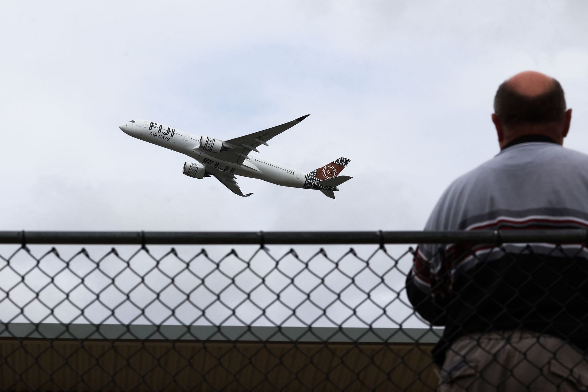 Air And Tarmac Traffic At Sydney International Airport