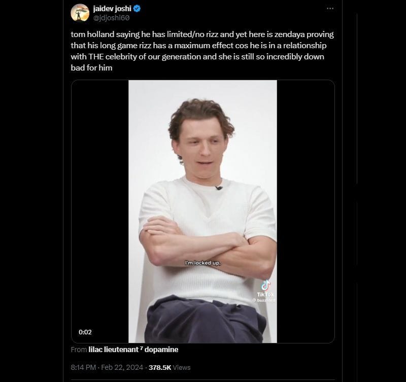 "She is still so incredibly down bad": Zendaya says Tom Holland has