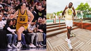 "Dope meeting you yesterday" - Frances Tiafoe after meeting rising basketball star Caitlin Clark at her Iowa college game