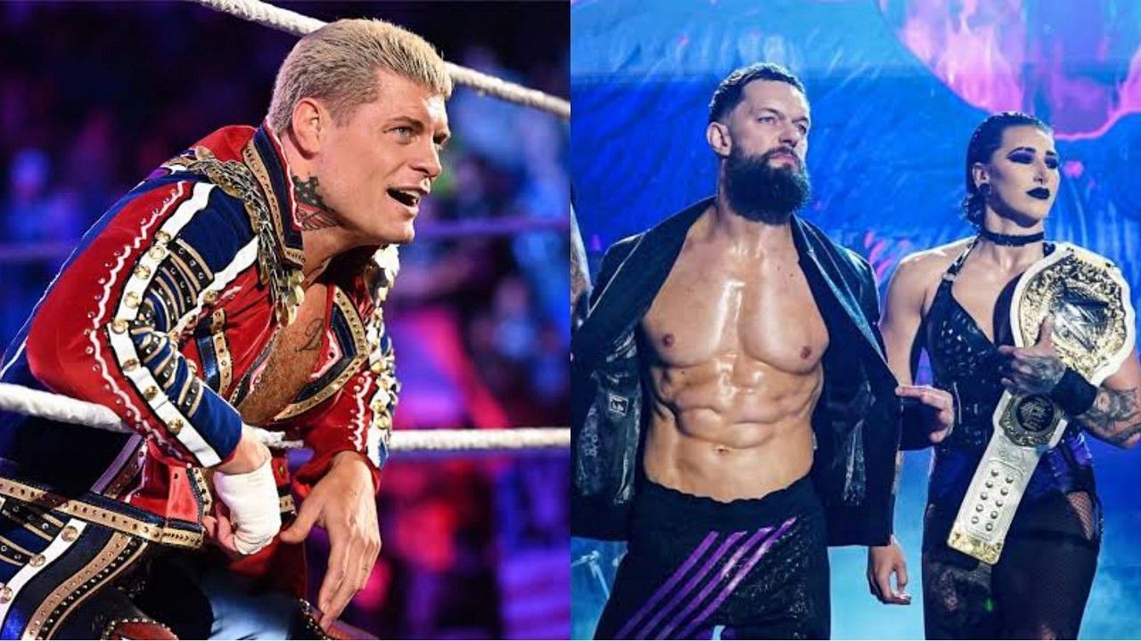 WWE सुपरस्टार्स कोडी रोड्स, फिन बैलर और रिया रिप्ली 