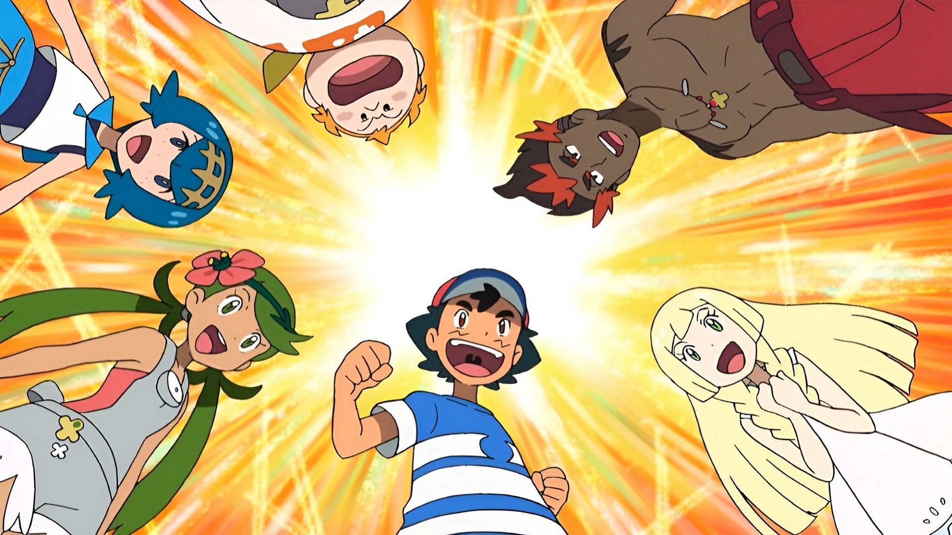 Ash&#039;s classmates in Alola ensured fun adventures always awaited (Image via The Pokemon Company)