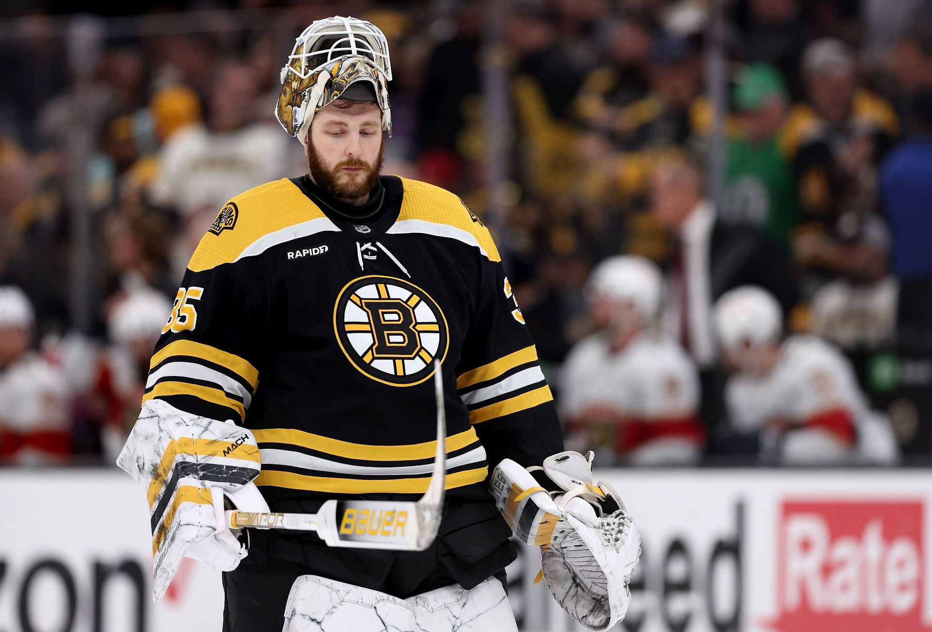 Linus Ullmark will most likely start for the Boston Bruins