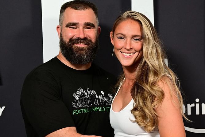 Jason Kelce's wife Kylie "deeply bothered" by the NFL WAG tag: "I don't like it"