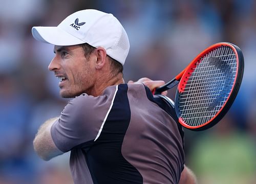 Andy Murray at the 2024 Australian Open - Getty Images