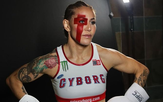 "She wants to retire" - Larissa Pacheco reacts to Cris Cyborg's request for UFC 300 rematch with Amanda Nunes