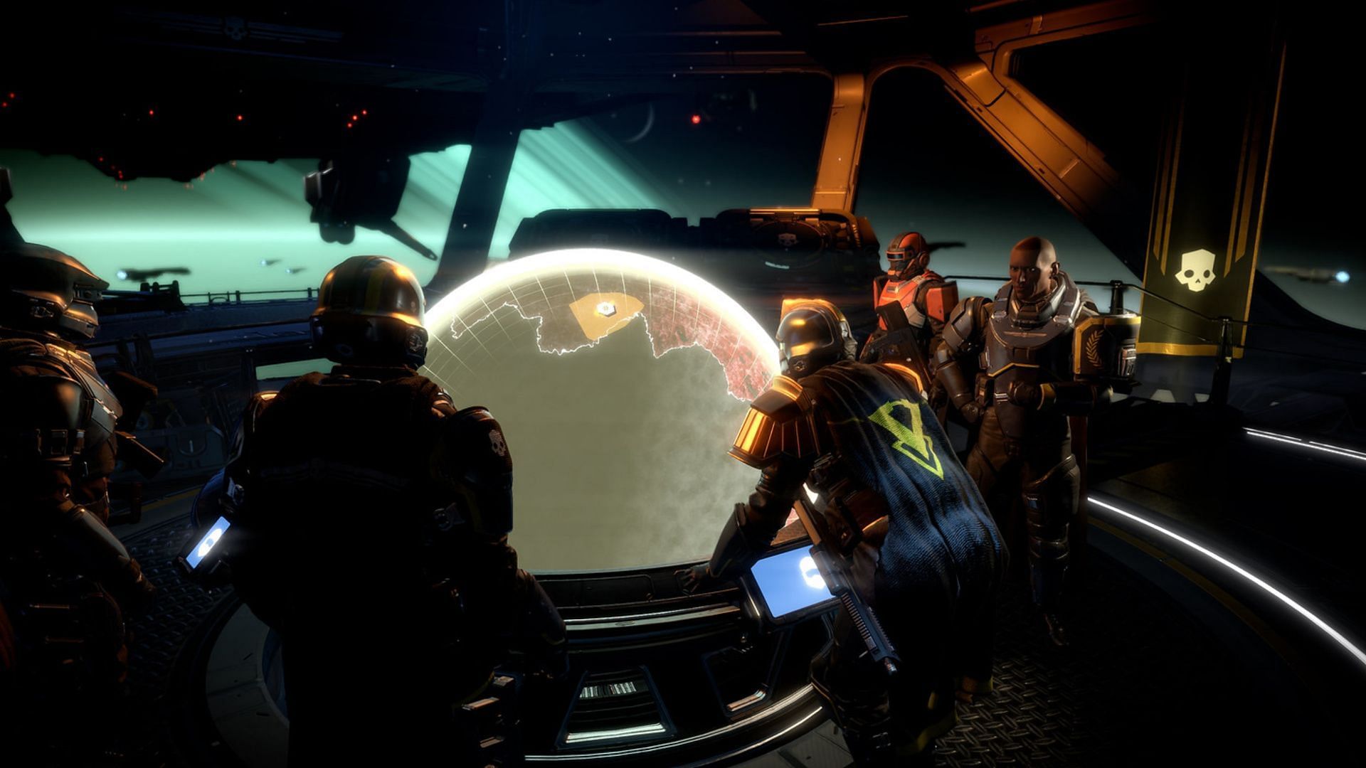 Interact with the War Table and then open the Galactic War Map (Image via PlayStation)