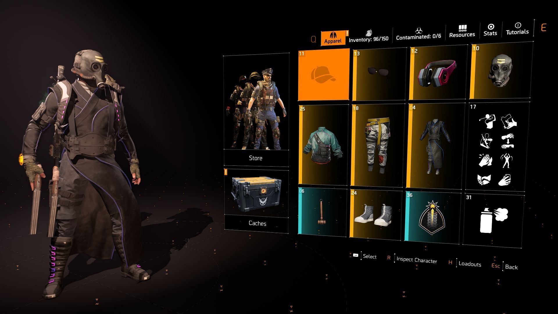 Apparel screen in The Division 2 (Image via Ubisoft)