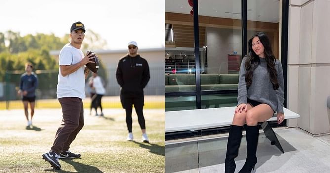 Oregon QB Dillon Gabriel’s GF shares adorable snap during CFB offseason - “My pink drink boy”