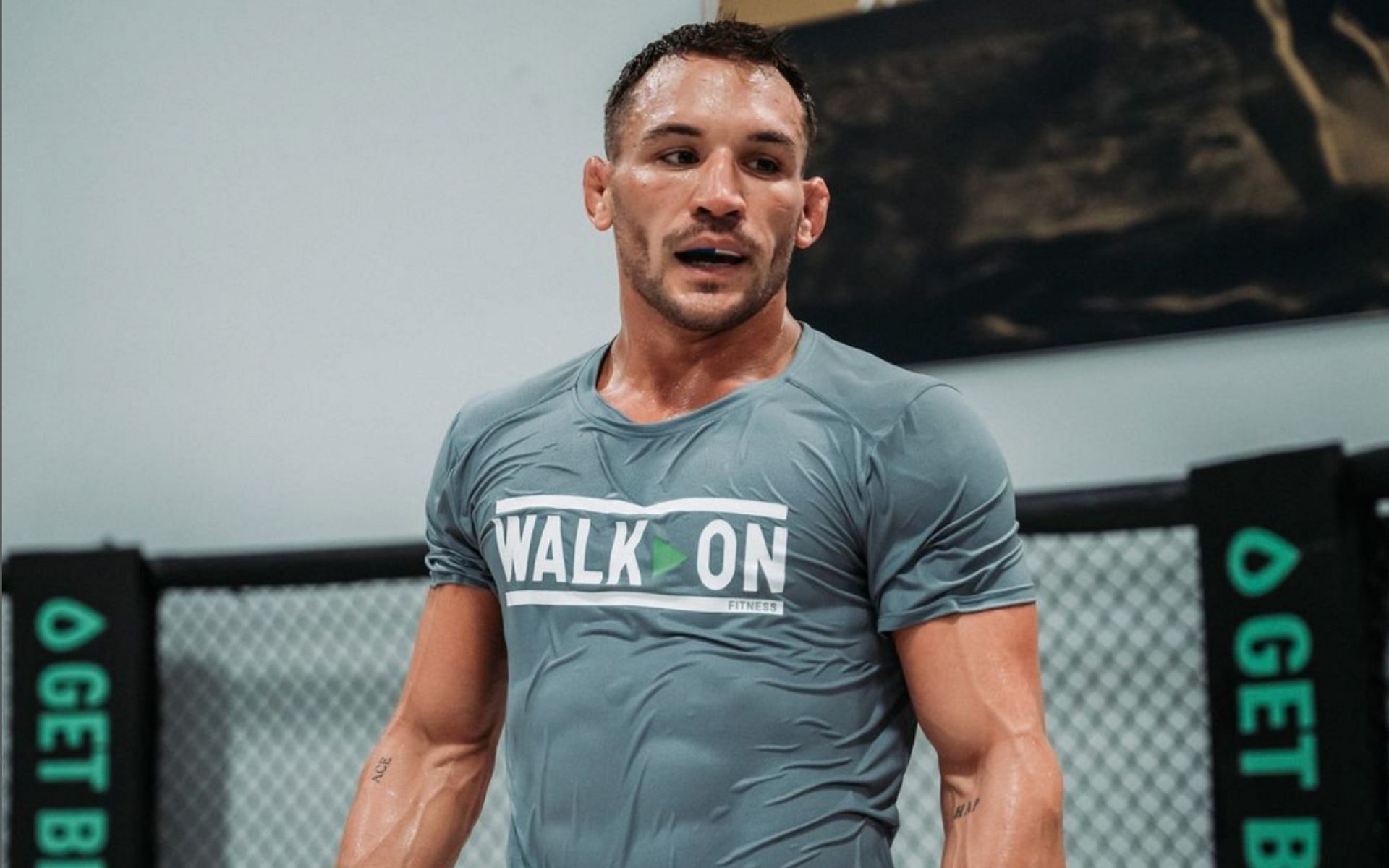 Michael Chandler announces Feb. 19 WWE RAW appearance [Photo Courtesy @mikechandlermma on Instagram]