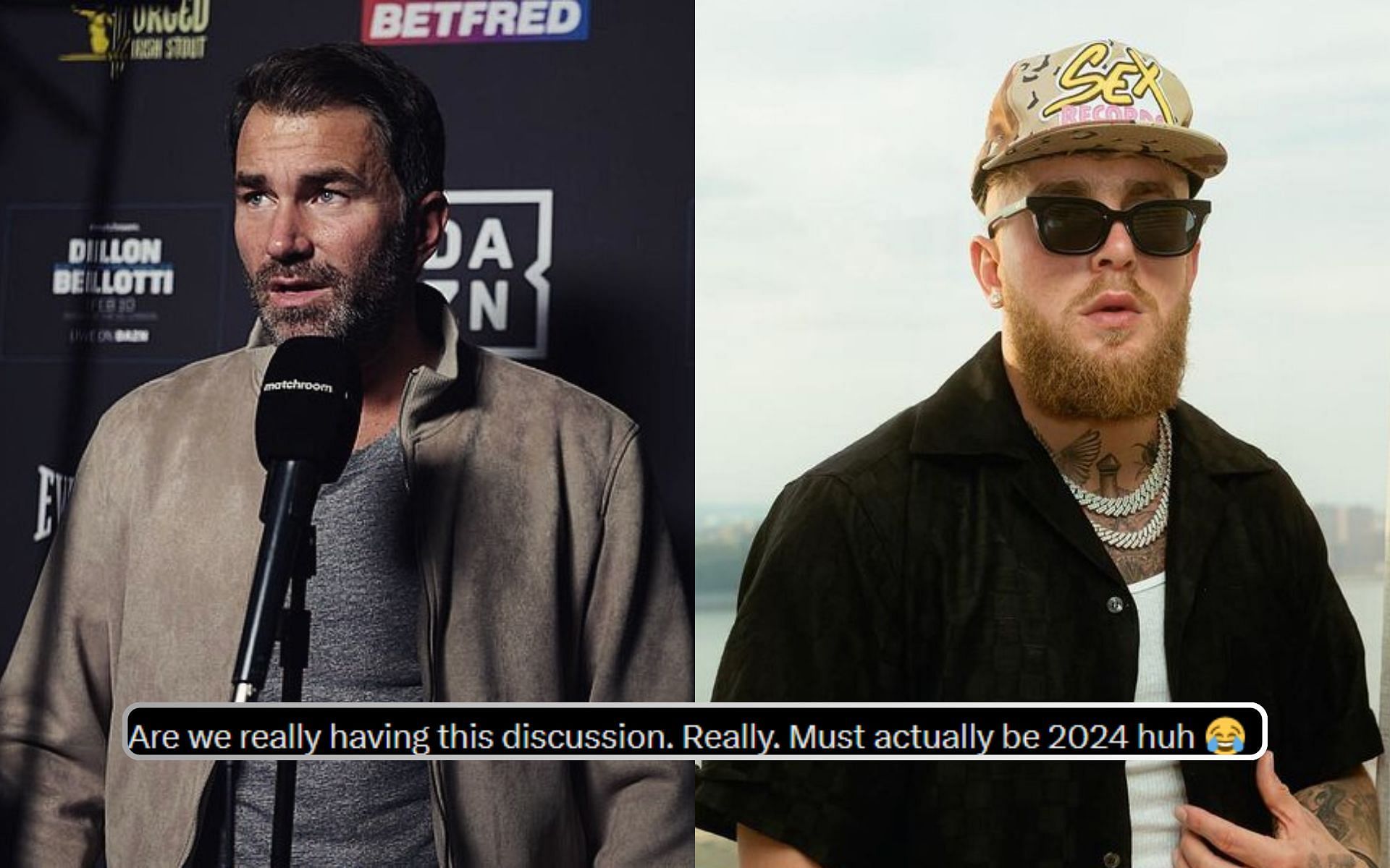 Eddie Hearn claims Manchester United veteran can beat Jake Paul in a potential boxing matchup