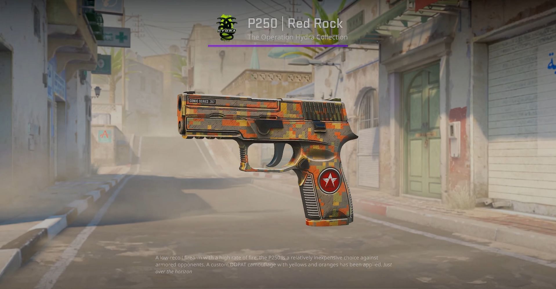 P250 Red Rock (Image via Valve || YouTube/covernant)