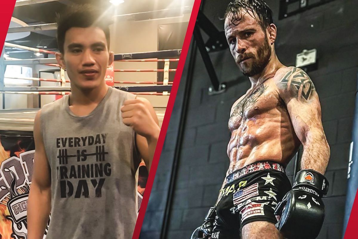 Joshua Pacio (L) says he&rsquo;s nearing 100 percent for rematch with Jarred Brooks (R) in Qatar on March 1. -- Photo by ONE Championship