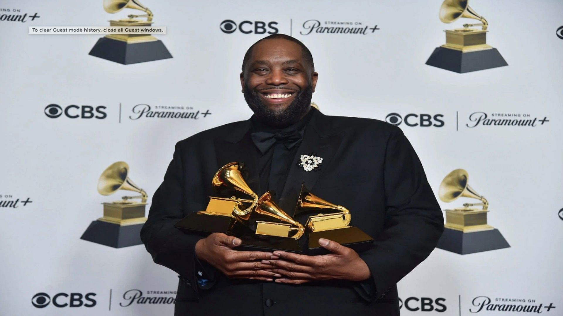Killer mike at 66th GRAMMY Awards - Press Room (Image via Alberto E. Rodriguez/Getty Images for The Recording Academy)