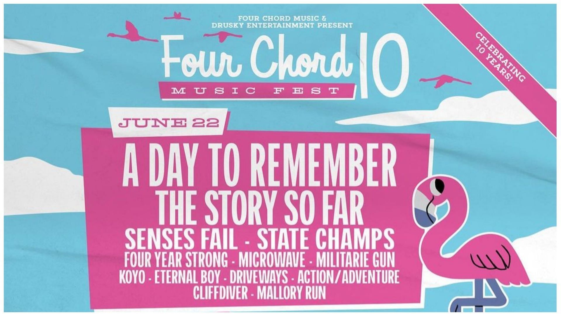 2024 Four Chord Music Fest Poster (Image via official Instagram @fourchordmusicfestival)