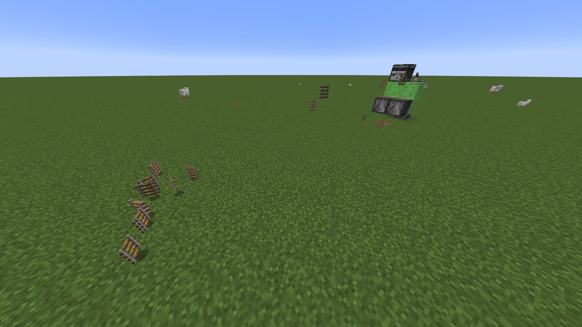 The completed rail duper in Minecraft 1.20 (Image via Mojang)