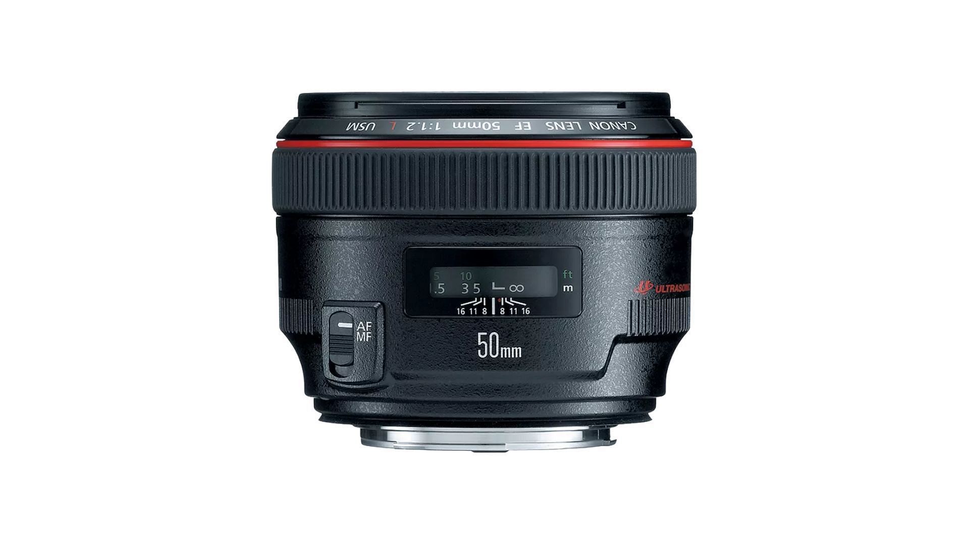 Canon EF 50mm f/1.2L USM (Image via Canon USA)