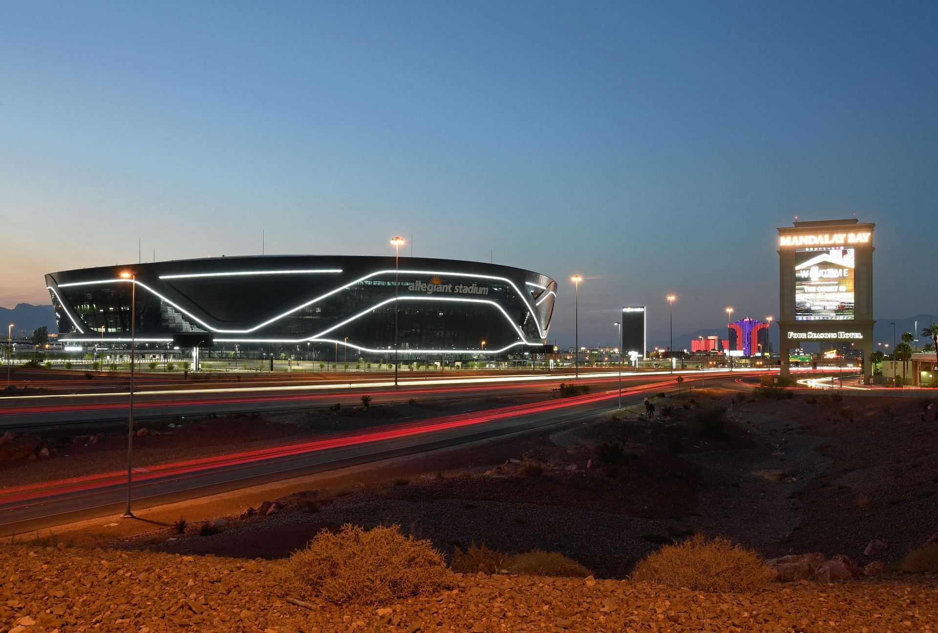 Allegiant Stadium Prepares To Host First Las Vegas Raiders Home Game