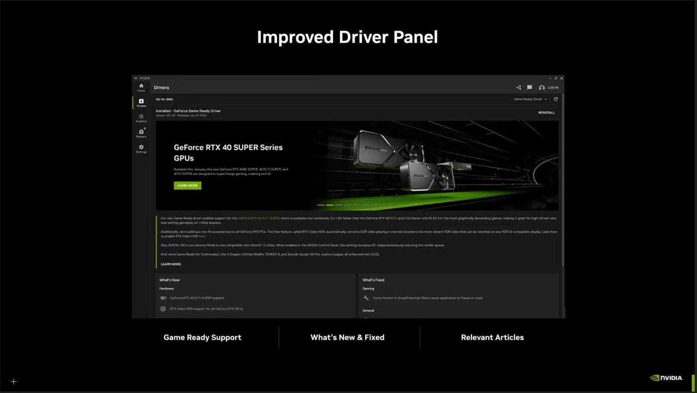New Nvidia App kills off Geforce Experience and Nvidia Control Panel