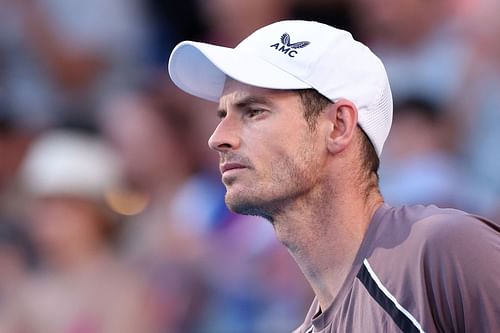 Andy Murray at the 2024 Australian Open.