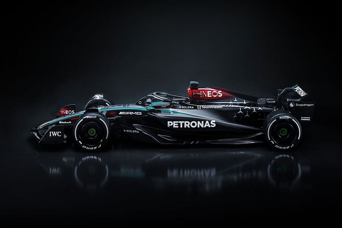 "Work of art": Fans react to the new Mercedes livery for 2024 F1 season