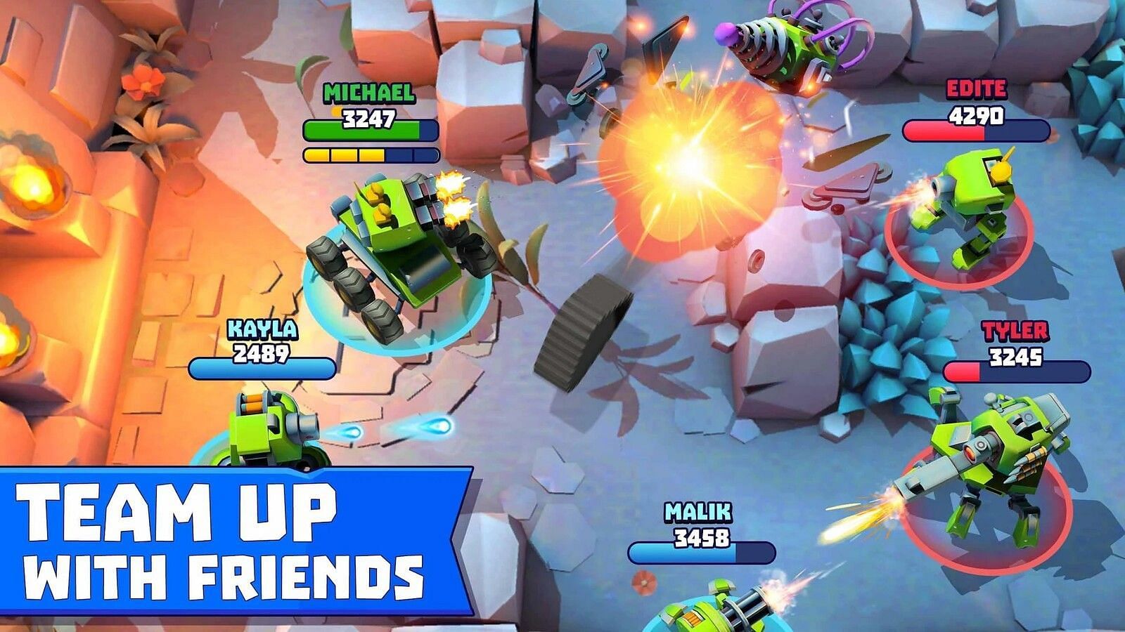 Tanks a Lot - 3v3 Battle Arena (Image via Highcore Labs LLC)