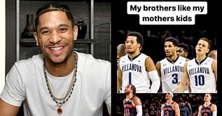 Josh Hart hilariously rallies Villanova’s spirit amid his, DiVincenzo and Brunson’s big night: “Brothers like my mother's kids”