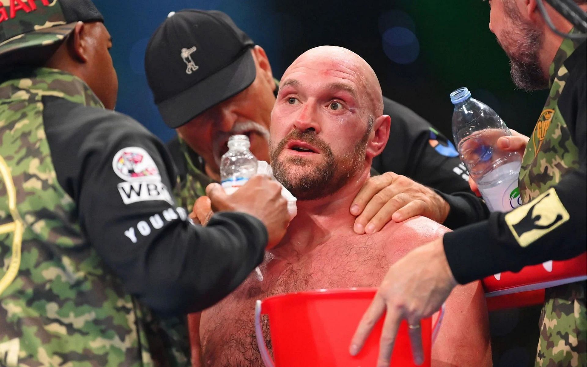 Sparring partner of Tyson Fury (pictured) adamant he threw a legitimate punch during sparring session that cut 