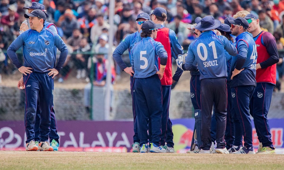 नामीबिया क्रिकेट टीम (Photo Courtesy: X/@CricketNep)